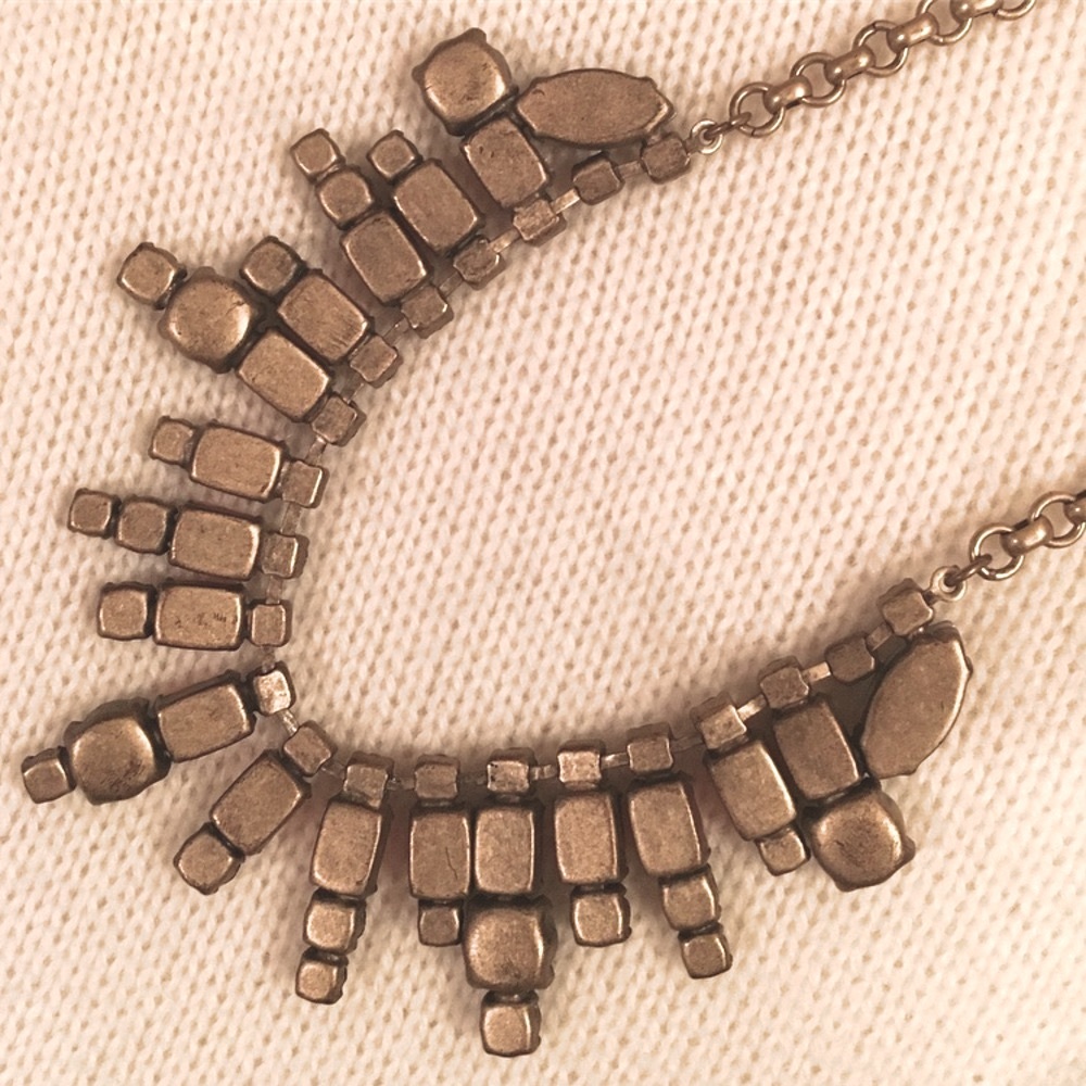 J. Crew Crystal and Enamel Vintage Necklace - Picture 3 of 7